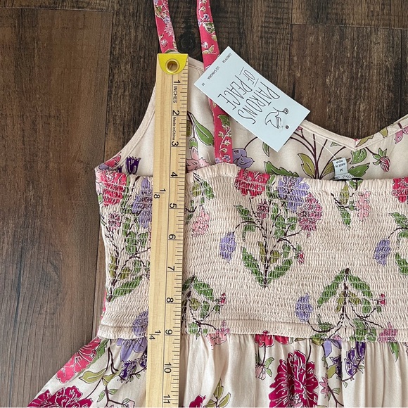Patrons of Peace Floral Maxi Midi Dress Pockets Cottagecore Boho Size Medium - Picture 11 of 13
